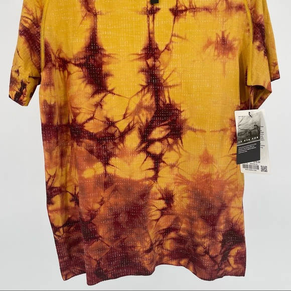 LULULEMON NWT METAL VENT SHORT SLEEVE SLEEVE SHIRT 2.0 DISCONNECT MARBLE WINE - Picture 9 of 10